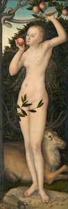 Havva, 153337. by Lucas Cranach the Elder