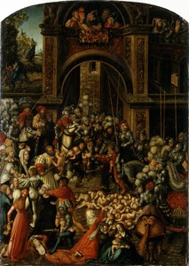Almanca: Bethlehemitischer Kindermort Masumların Katliamı by Lucas Cranach the Elder
