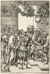 Pilatus Ellerini Yıkarken, Tutku filminden by Lucas Cranach the Elder