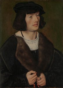 Tesbih Olan Bir Adamın Portresi, ca. 1508. by Lucas Cranach the Elder