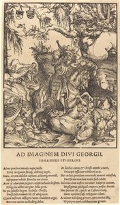 Aziz George ve Ejderha by Lucas Cranach the Elder