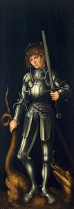 Aziz George, yaklaşık 1514 by Lucas Cranach the Elder