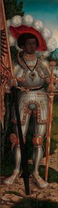 Aziz Maurice, yaklaşık 1520-25. by Lucas Cranach the Elder