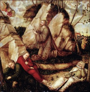 Bahçedeki Acı by Lucas Cranach the Elder