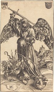 Başmelek Mikail Bir Ruhu Tartıyor by Lucas Cranach the Elder