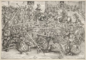 Mızraklı Turnuva, 1509. by Lucas Cranach the Elder
