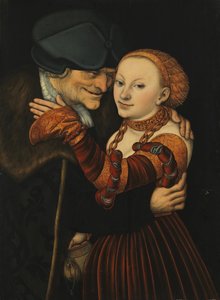 Eşitsiz Çift by Lucas Cranach the Elder