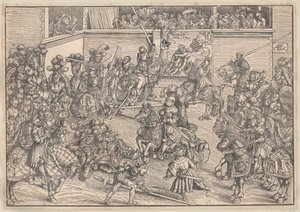Turnuva, 1509 by Lucas Cranach the Elder