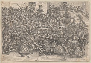 Turnuva, 1509 by Lucas Cranach the Elder