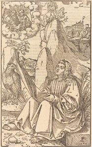 Bir Manzarada Aziz John by Lucas Cranach the Younger