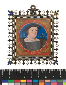 Henry VIII, c.1525-27 (kart üzerinde parşömen üzerine gövde rengi)