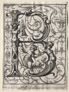 Yeni ABC Kitapçığı: B, 1627. by Lucas Kilian
