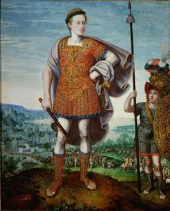 Arşidük Matthias, Yaşlı Scipio Africanus rolünde, 1580 by Lucas Valckenborch van
