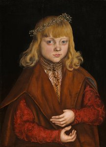 Saksonya Prensi, c.1517 (panelde yağlı boya) by Lucas the Elder Cranach