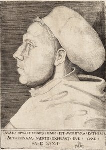 Martin Luther bir Augustinerinnen Rahip olarak Lucas Cranach the Elder 1521 by Lucas the Elder Cranach