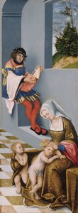 Kutsal Akrabalık (sözde Torgau Altarpiece) sağ panel by Lucas the Elder Cranach