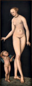 Bal Hırsızı Cupid ile Venüs, Cranach, Lucas, the Elder (1472-1553). Ahşap üzeri yağlı boya, 1537