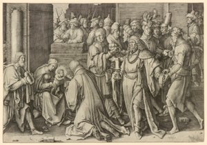 magi'nin hayranlığı by Lucas van Leyden