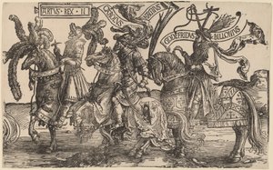 Arthur, Büyük Charles (Charlemagne), Bouillon Godfry by Lucas van Leyden