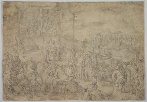 Calvary Golgotha, 1517. by Lucas van Leyden