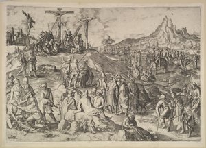 Calvary Golgotha, 1517. by Lucas van Leyden