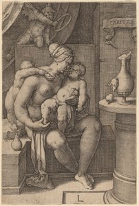 Caritas (Hayırseverlik) by Lucas van Leyden