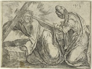 Haç Taşıyan İsa by Lucas van Leyden