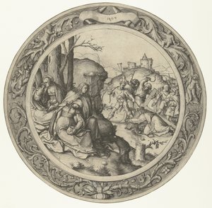 Haçın Taşınması The Round Passion (dizi adı) by Lucas van Leyden