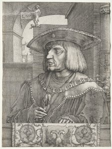İmparator Maximilian I by Lucas van Leyden