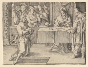Joseph Firavunların Düşlerini Yorumluyor, 1512. by Lucas van Leyden