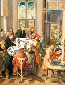 Son Akşam Yemeği, Lucas van Leyden (1494-1533 dolaylarında) by Lucas van Leyden