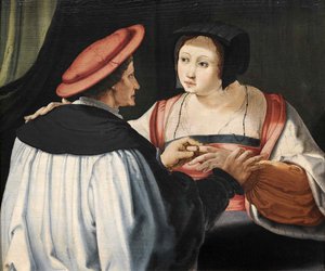 Nişanlı Nişanlı, c. 1525. by Lucas van Leyden