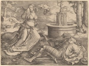 Pyramus ve Thisbe by Lucas van Leyden