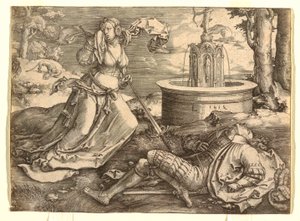 Pyramus ve Thisbe by Lucas van Leyden