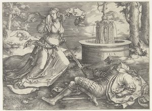 Pyramus en Thisbe by Lucas van Leyden