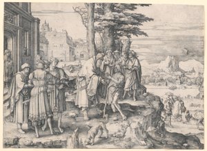 Prodigal Oğlunun Dönüşü by Lucas van Leyden