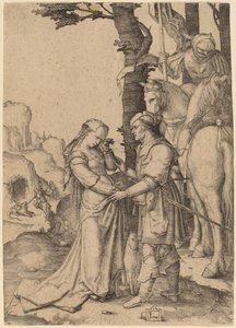 Saint George Prensesi Kurtarırken by Lucas van Leyden