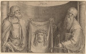 Vernicle ile Aziz Peter ve Paul by Lucas van Leyden