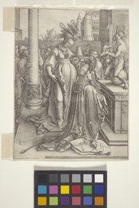 Süleyman'ın Putperestliği (gravür) by Lucas van Leyden