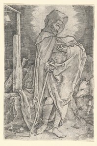 Aziz Anthony, yaklaşık 1521. by Lucas van Leyden