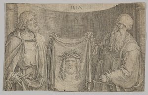 St. Peter ve Paul Vernicle ile, 1517. by Lucas van Leyden