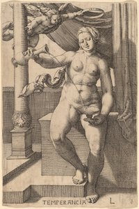 Temperancia (Temperance) by Lucas van Leyden