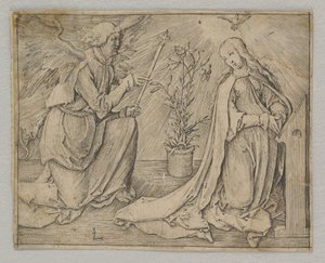 Müjde, ca. 1516. by Lucas van Leyden