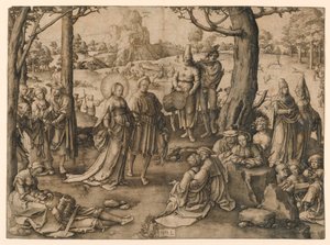 St. Mary Magdalene'in Dansı by Lucas van Leyden