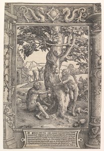 İnsanın Düşüşü, ca. 1517. by Lucas van Leyden