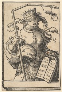 Sibyls serisinden Eski Ahit veya Sinagog, ca. 1530. by Lucas van Leyden