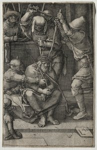 Tutku: Dikenlerle Taçlanan İsa, 1521. by Lucas van Leyden