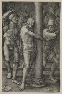 Tutku: Kırbaçlanma, 1521. by Lucas van Leyden