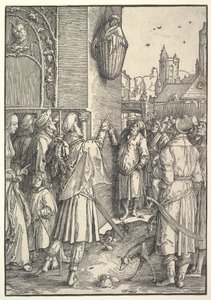 Sepetteki Şair Virgil, 1512. by Lucas van Leyden