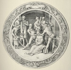 Yuvarlak Tutku: Ecce Homo, 1509. by Lucas van Leyden